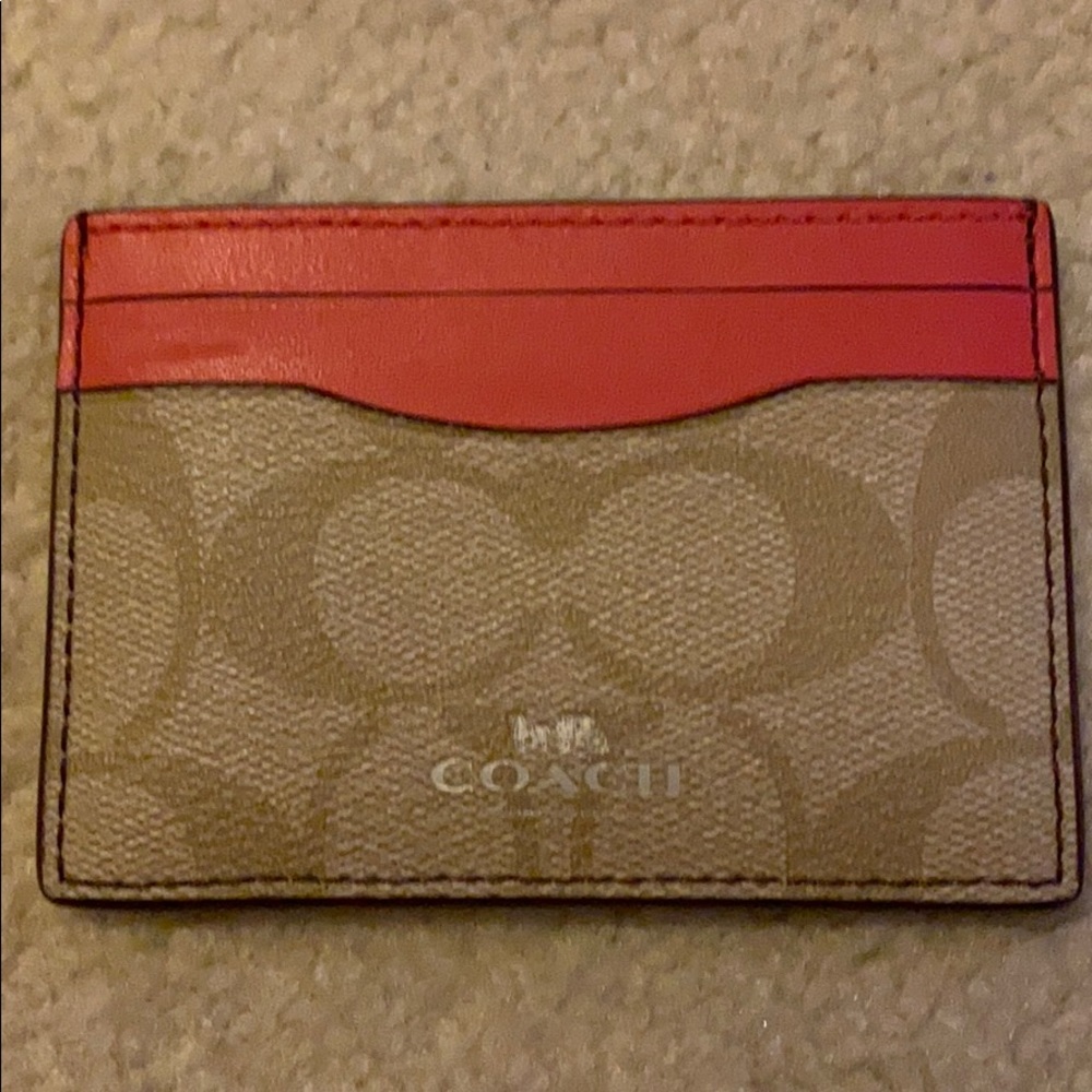 Coach card holder